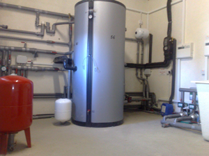 Ballymorris House Dimplex Heat Pump Plant Room